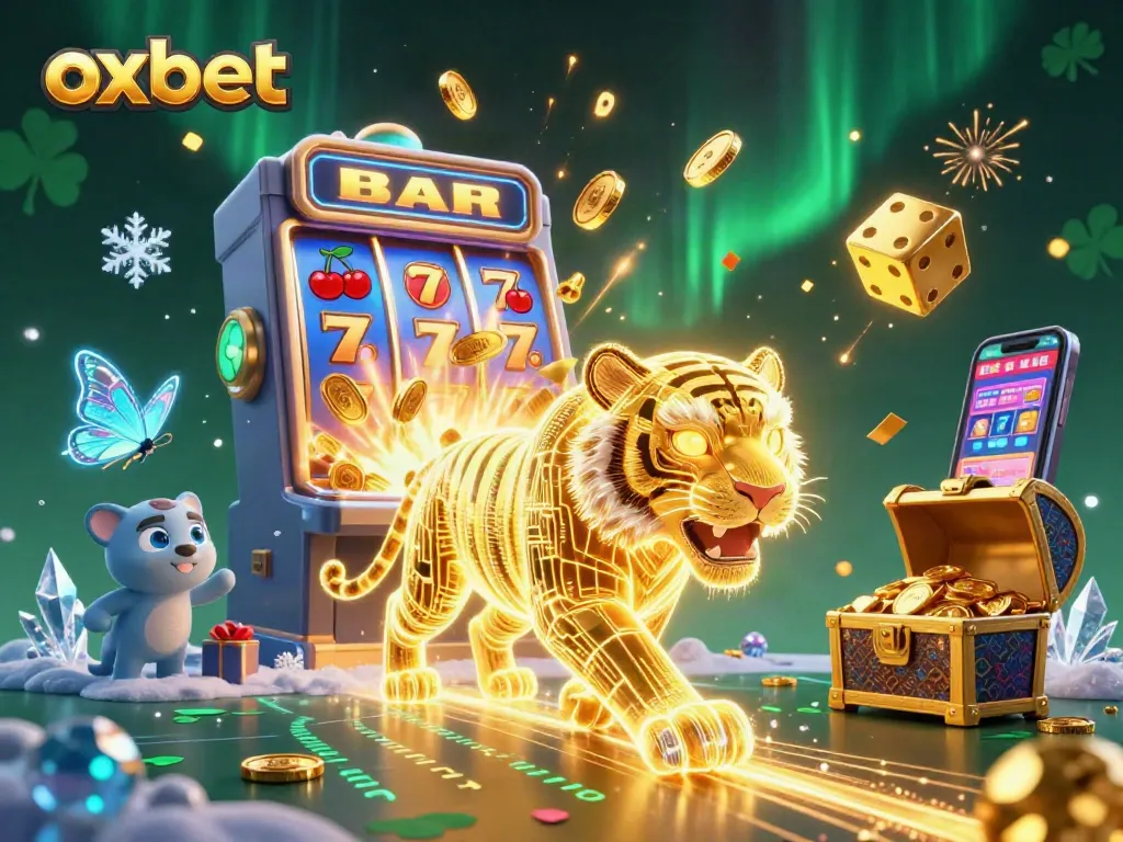 Experience the thrill of oxbet with a vibrant digital casino scene featuring jackpots and games.